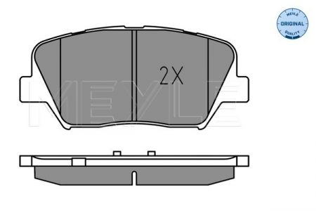 set placute frana,frana disc [2]