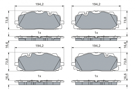 DS - set placute frana,frana disc