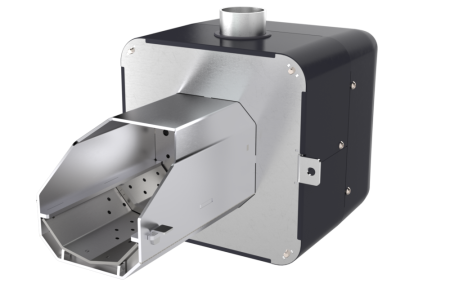 Arzatoare si Grile pentru Centrale Arca pe Peleti - Arzator Peleti PellasX Mini 35, 35 kW