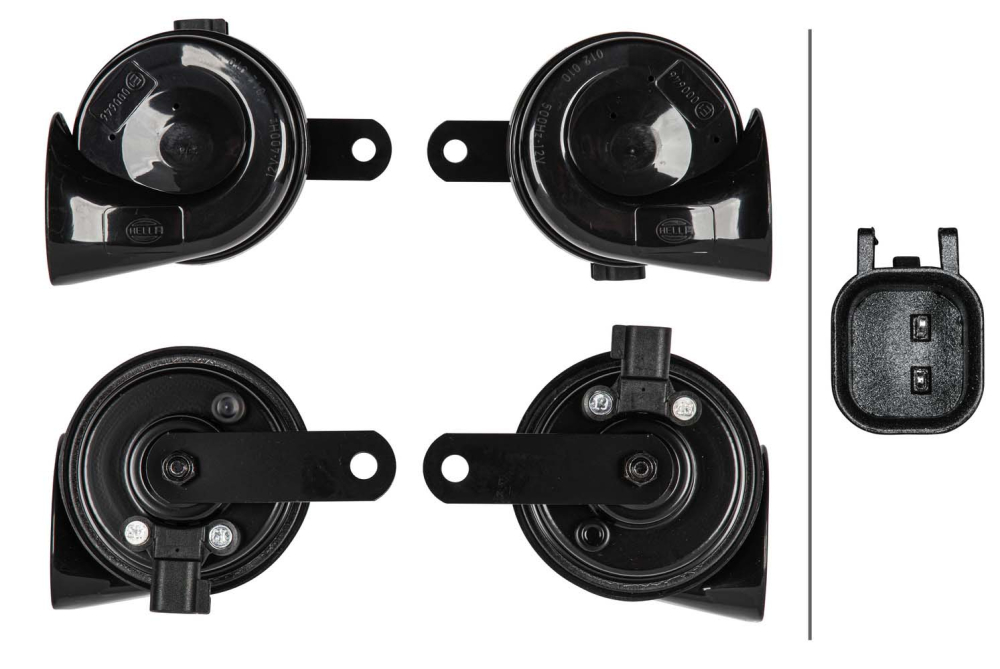 Claxon Electric Hella 110dB 400–500Hz 12V IP65 — FORD TRANSIT (1999–Prezent) | OE 2L3Z-13832-AA [6]
