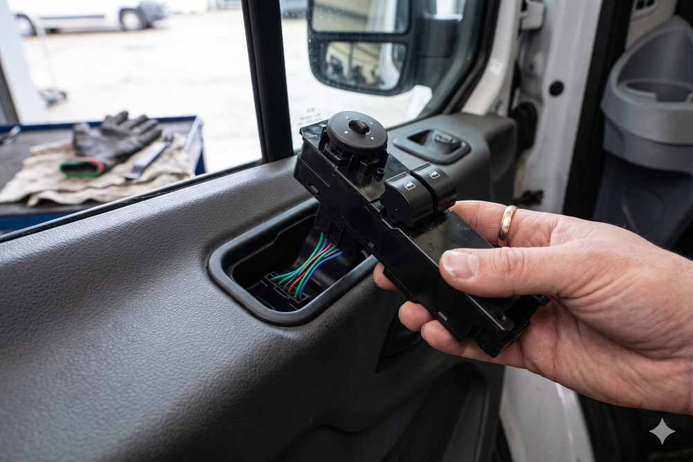 Comutator Macara Geam Electric Față Stânga 13 Pini — FORD TRANSIT CONNECT V408 / TOURNEO CONNECT / TRANSIT COURIER (2013–Prezent) | OE 1815209 [3]