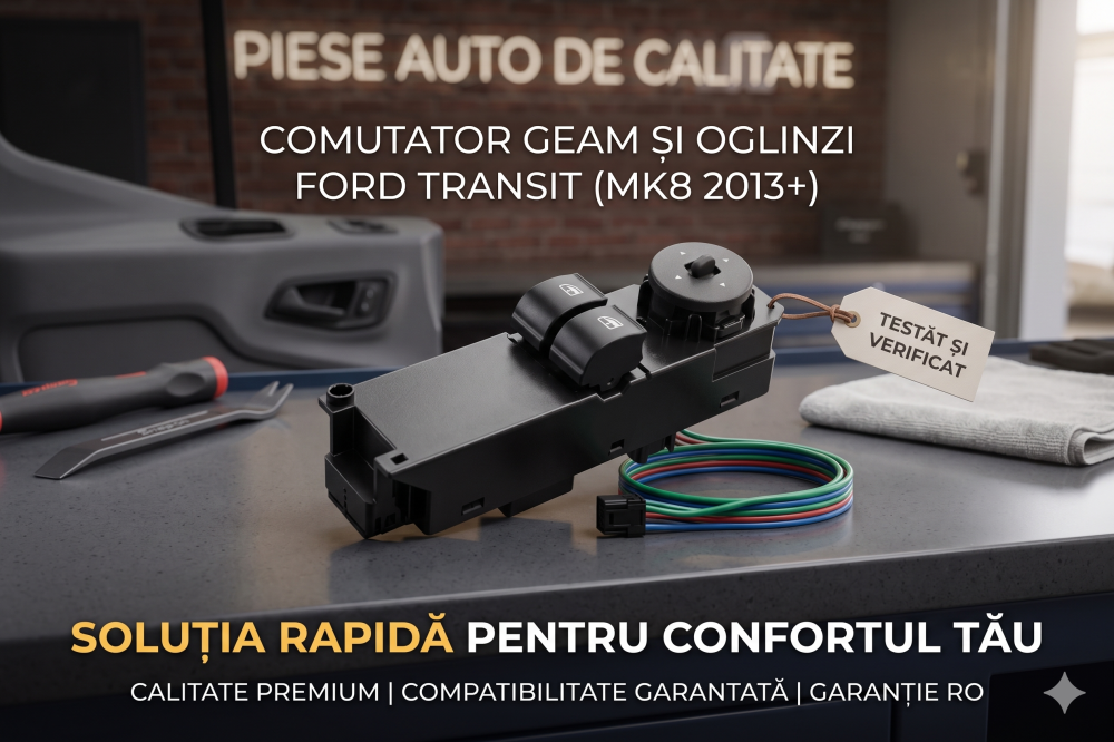 Comutator Macara Geam Electric Față Stânga 13 Pini — FORD TRANSIT CONNECT V408 / TOURNEO CONNECT / TRANSIT COURIER (2013–Prezent) | OE 1815209 [2]