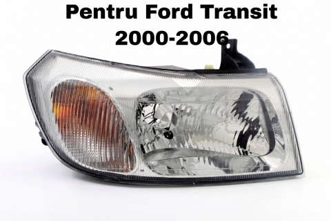 Lampă Frontală Față Stânga H4 Electric Insert Cromat ECE — FORD TRANSIT V V184/V185 (2000–2006) [4]