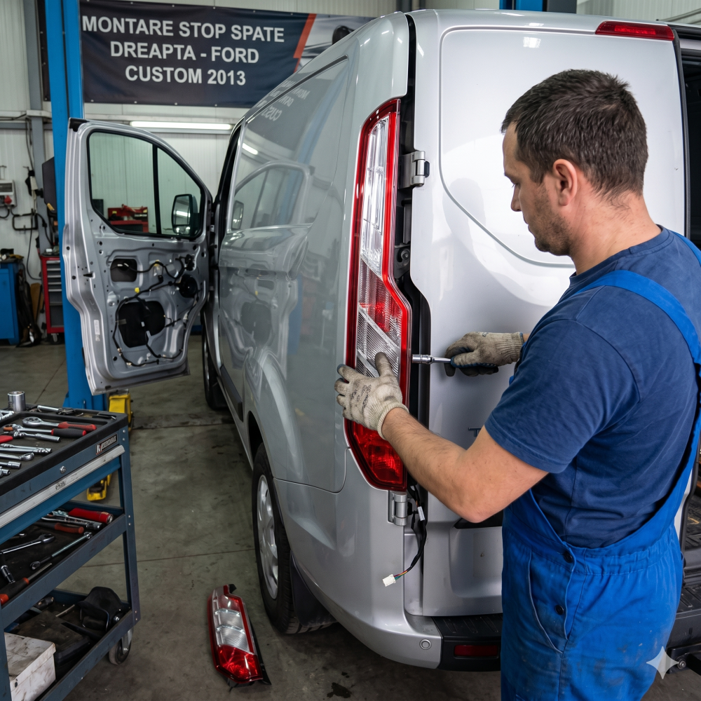 Lampă (Stop) Spate Stânga Semnalizator Transparent P21W/P21/5W — FORD TRANSIT / TOURNEO CUSTOM (2012–2017) | OE 1778451 [3]