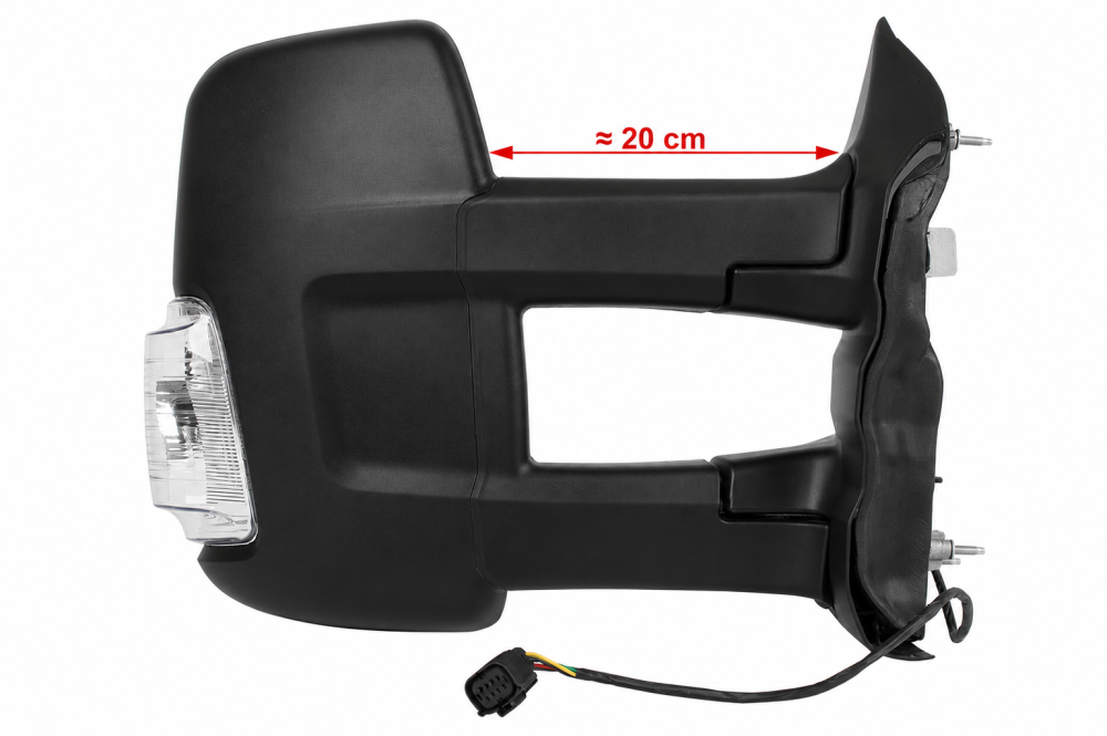 Oglindă Laterală Dr Manual Convexă Braț Lung Cu Indicator — FORD TRANSIT VI V363 (2014–Prezent) [3]