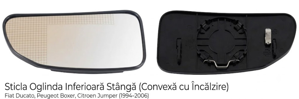 Sticlă Oglindă Laterală Stânga — FIAT DUCATO / CITROËN JUMPER / PEUGEOT BOXER (1994–2006) | OE 8151ER [2]