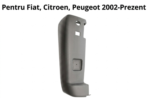 Fiat Ducato  04.2002 - 07.2006 (Platforma X244) - Colț Bară Protecție Spate Stânga Gri Plastic TÜV — FIAT DUCATO / CITROËN JUMPER III / PEUGEOT BOXER (2002–Prezent)