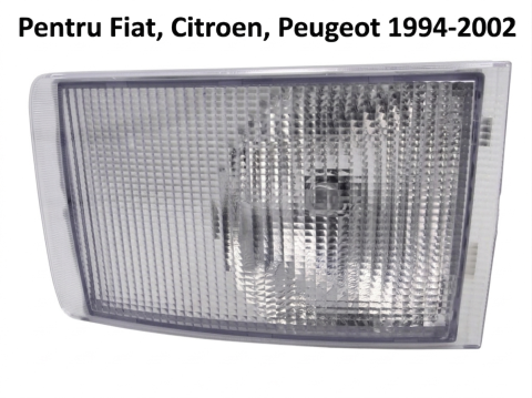 Fiat Ducato  03.1994 - 04.2002  (Platforma X230) - Lampa semnalizare fata Stanga (alb) : CITROEN JUMPER I; FIAT DUCATO; PEUGEOT BOXER 02.1994-2004.02