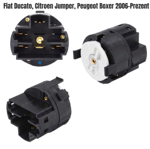 Fiat Ducato 06.2006 - 05.2014 (Platforma X250) - Comutator Pornire Parte Electrică (Fără Butuc) — FIAT DUCATO / CITROËN JUMPER III / PEUGEOT BOXER (2006–Prezent)