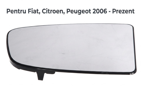 Fiat Ducato  05.2014 – Prezent (Platforma X290/X295) - Sticlă Oglindă Stânga Convexa Asferică Cu Încălzire — Fiat Ducato / Citroën Jumper II / Opel Movano C / Peugeot Boxer (04.2006–prezent)