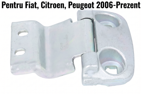 Fiat Ducato 06.2006 - 05.2014 (Platforma X250) - Balama usa Spate/Superior Dreapta/Stanga (deschidere de 180’): CITROEN JUMPER III; FIAT DUCATO; PEUGEOT BOXER 04.06-12.17