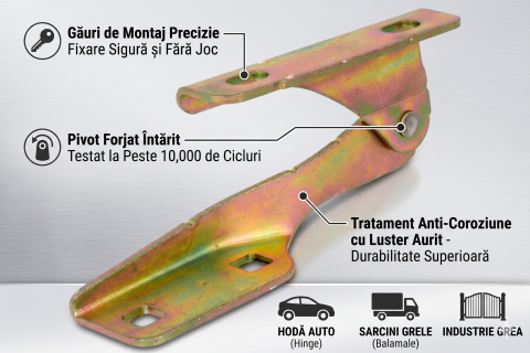 Balama Capotă Motor Dreapta — FORD TRANSIT V FL (2006–2014) [1]