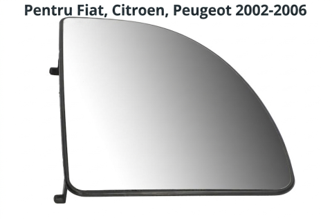 Fiat Ducato  04.2002 - 07.2006 (Platforma X244) - Sticlă Oglindă Dreapta Convexa Cu Încălzire BLIC — Fiat Ducato / Citroën Jumper I / Peugeot Boxer (02.2002–08.2006)