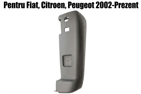 Fiat Ducato  04.2002 - 07.2006 (Platforma X244) - Colț Bară Protecție Spate Dreapta Gri Plastic TÜV — FIAT DUCATO / CITROËN JUMPER III / PEUGEOT BOXER (2002–Prezent)