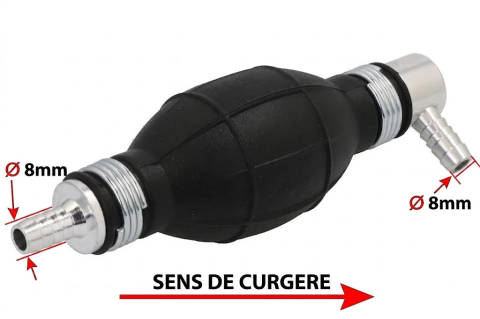 Fiat Ducato  04.2002 - 07.2006 (Platforma X244) - Pompă Manuală Amorsare Combustibil Ø8mm — FIAT DUCATO / CITROËN JUMPER / PEUGEOT BOXER (1994–2021)