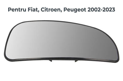 Fiat Ducato  04.2002 - 07.2006 (Platforma X244) - Sticlă Oglindă Inferioară Stânga Convexa Cu Încălzire — Fiat Ducato / Citroën Jumper II / Opel Movano C / Peugeot Boxer (04.2006–2023)