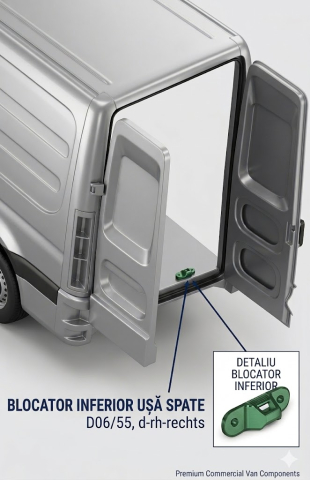 Blocator Inferior Ușă Spate Stânga/Dreapta — FIAT DUCATO / CITROËN JUMPER / PEUGEOT BOXER (1994–2006) [2]