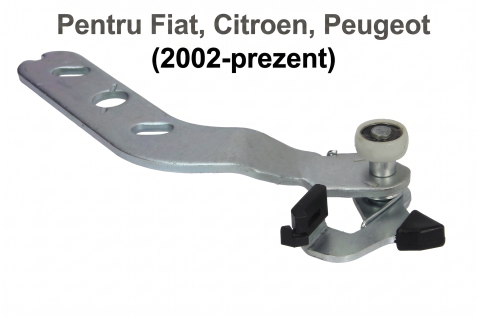 Peugeot Boxer 07.2014 — Prezent (Platforma X290/X295) - Braț Ușă Glisantă Inferior Dreapta Calitate P — Fiat Ducato / Citroën Jumper III / Peugeot Boxer (2002–Prezent)