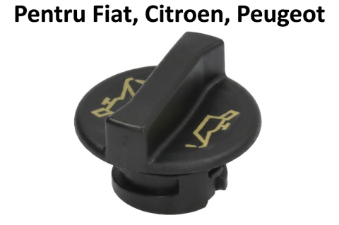 Fiat Ducato 06.2006 - 05.2014 (Platforma X250) - Bușon Umplere Ulei Motor Plastic Negru — FIAT DUCATO / CITROËN JUMPER / PEUGEOT BOXER