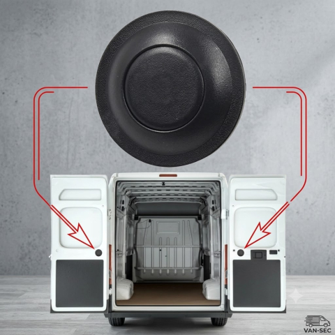Mâner Ușă Spate Interior Gri Calitate P — FIAT DUCATO / CITROËN JUMPER III / PEUGEOT BOXER (04.2006–Prezent) [2]