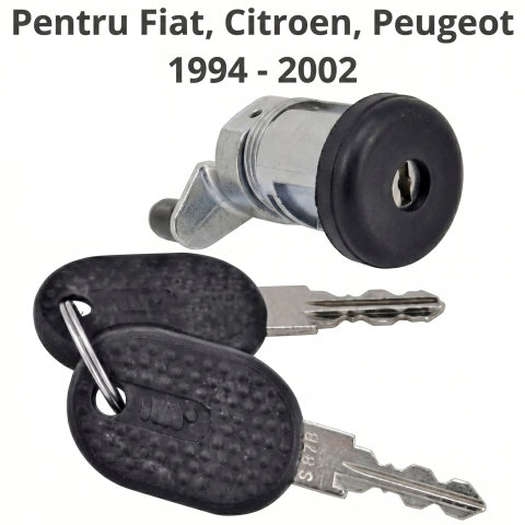 Peugeot Boxer 02.1994 - 04.2002 (Platforma 230) - Cartuș Blocant Ușă Glisantă Dreapta Cu 2 Chei — FIAT DUCATO / CITROËN JUMPER I / PEUGEOT BOXER (1994–2002)
