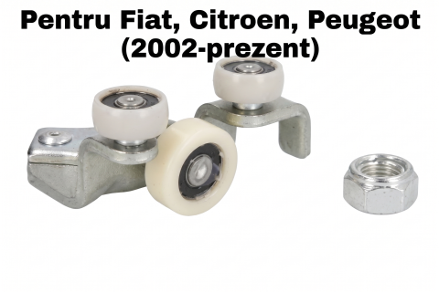 Peugeot Boxer 07.2014 — Prezent (Platforma X290/X295) - Cărucior Ușă Glisantă Superior Dreapta Calitate P — FIAT DUCATO / CITROËN JUMPER III / PEUGEOT BOXER (2002–Prezent)