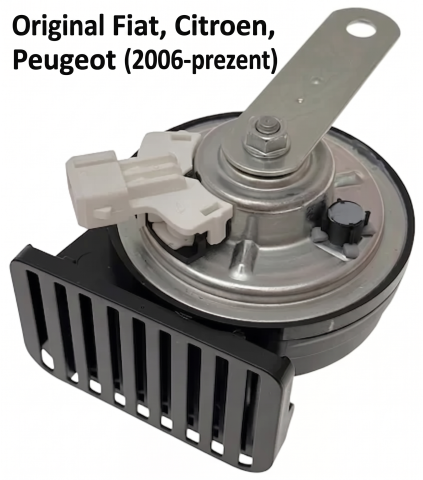Fiat Ducato 06.2006 - 05.2014 (Platforma X250) - Claxon Electric — FIAT DUCATO / CITROËN JUMPER III / PEUGEOT BOXER (04.2006–Prezent)
