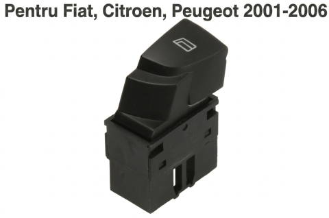 Fiat Ducato - Comutator Macara Geam Față Stânga 1 Buton — Fiat Ducato / Citroën Jumper II / Peugeot Boxer 2.0–2.8D (12.2001–2006)
