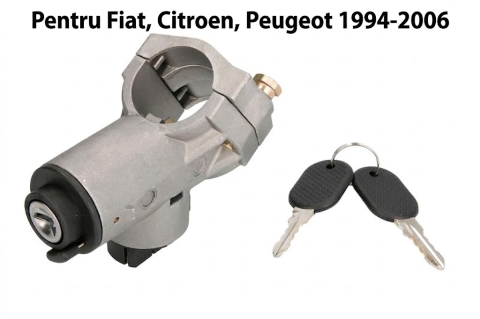 Fiat Ducato  03.1994 - 04.2002  (Platforma X230) - Contact Comutator Pornire Cu Cheie 2 Chei Incluse 1.9D–2.8D — FIAT DUCATO / CITROËN JUMPER I-II / PEUGEOT BOXER (1994–2006)