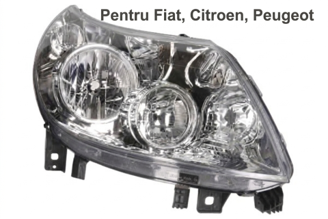 Fiat Ducato - Far Față Dreapta Electric cu Motor H1/H7 CITROËN JUMPER II | FIAT DUCATO | PEUGEOT BOXER(2006-2010)