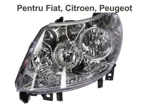 Fiat Ducato - Far Față Stânga Electric cu Motor H1/H7  CITROËN JUMPER II | FIAT DUCATO | PEUGEOT BOXER(2006-2010)
