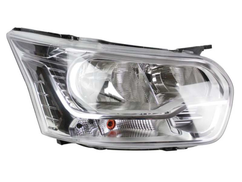 Ford Transit - Lampă Frontală Față Dreapta H7/H15 Electric Cu Motoras DRL Insert Cromat ECE — FORD TRANSIT VI V363 (08.2013–08.2018)