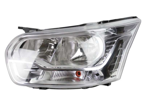 Ford Transit - Lampă Frontală Față Stânga H7/H15 Electric Cu Motoras DRL Insert Cromat ECE — FORD TRANSIT VI V363 (08.2013–08.2018)