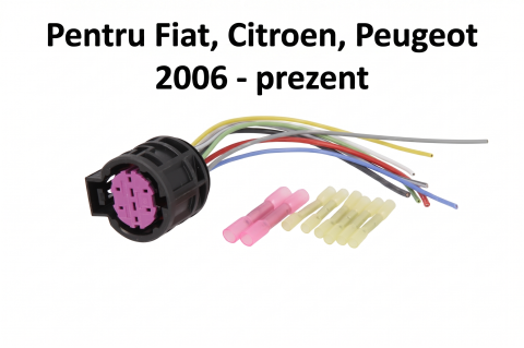 Fiat Ducato 06.2006 - 05.2014 (Platforma X250) - Set Reparat Cabluri Faruri 150 mm 8 Fire CuSn Silicon — FIAT DUCATO / CITROËN JUMPER III (2006–Prezent)