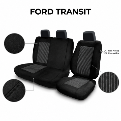 Ford Transit 08.1994 – 07.2000 (Platforma VE83) - Set Huse Scaune 1+2Ford Transit