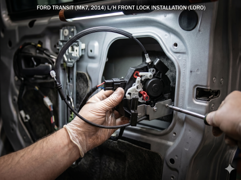Actuator / Încuietoare Broască Ușă Față Stânga — FORD TRANSIT VI V363 / TRANSIT CUSTOM (2013–Prezent) | OE 1876398 [3]