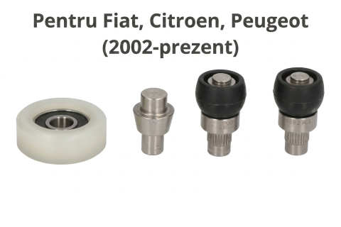 Fiat Ducato  05.2014 – Prezent (Platforma X290/X295) - Kit Reparare Rulou Ușă Glisantă Mijloc Stânga/Dreapta Calitate P — Fiat Ducato / Citroën Jumper III / Peugeot Boxer (2002–Prezent)