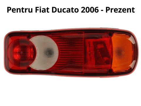 Fiat Ducato - Lampă Spate Dreapta/Stânga Roșu/Portocaliu Calitate Q Original — Fiat Ducato / Citroën Jumper III / Peugeot Boxer (04.2006–Prezent)