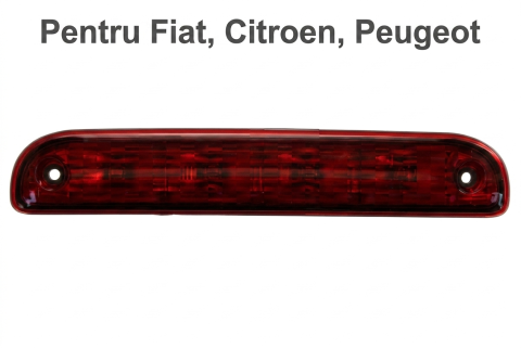 Fiat Ducato 06.2006 - 05.2014 (Platforma X250) - Lampă Stop Suplimentară Spate (Roșu) CITROËN JUMPER II | FIAT DUCATO | PEUGEOT BOXER(2006-prezent)
