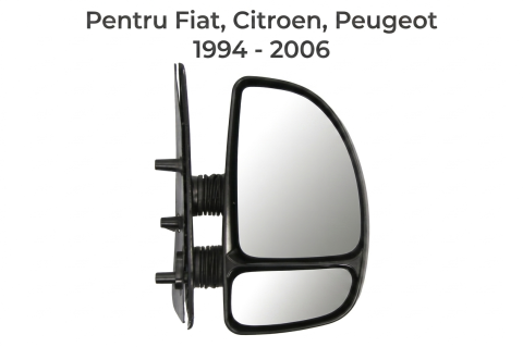 Fiat Ducato  03.1994 - 04.2002  (Platforma X230) - Oglindă Laterală Dreapta Manuală — Fiat Ducato / Citroën Jumper / Peugeot Boxer (02.1994–08.2006)