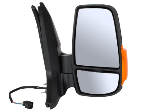 Ford Transit 05.2014 – Prezent (Platforma V363) - Oglindă Laterală Dreaptă Electric Convexă Încălzire Braț Scurt Cu Indicator — FORD TRANSIT VI V363 (2014–2018) | OE 1871712