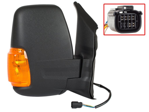 Oglindă Laterală Dreaptă Electric Convexă Încălzire Braț Scurt Cu Indicator — FORD TRANSIT VI V363 (2014–2018) | OE 1871712 [1]