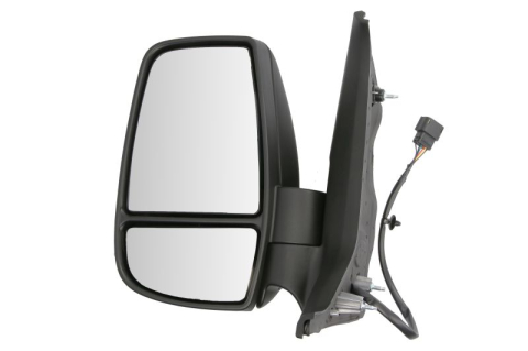 Ford Transit 05.2014 – Prezent (Platforma V363) - Oglindă Laterală Stângă Electric Convexă Încălzire Braț Scurt Cu Indicator WY5W — FORD TRANSIT VI V363 / V363 FL (2014–Prezent) | OE 2366799