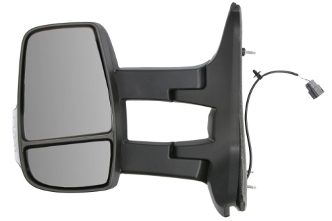 Ford Transit 05.2014 – Prezent (Platforma V363) - Oglindă Laterală St Manual Convexă Braț Lung Cu Indicator — FORD TRANSIT VI V363 (2014–Prezent)