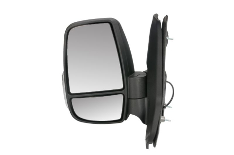 Ford Transit 05.2014 – Prezent (Platforma V363) - Oglindă Laterală Dr Manual Convexă Braț Scurt Cu Indicator — FORD TRANSIT VI V363 (2014–Prezent)