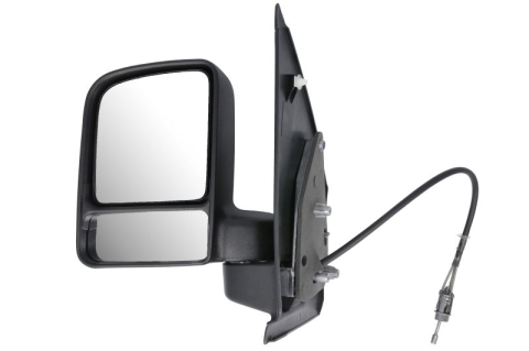 Ford Transit 08.2000 – 07.2006 (Platforma V184/V185) - Oglindă Laterală Stânga Mecanică Convexă Completă — FORD TRANSIT CONNECT / TOURNEO CONNECT I (2000–2006) | OE 4460950