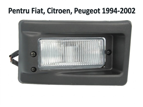 Fiat Ducato  03.1994 - 04.2002  (Platforma X230) - Proiector Lampă Ceață Față Dreapta H1 Sticlă Transparentă ECE — FIAT DUCATO / CITROËN JUMPER I / PEUGEOT BOXER (1994–2002)