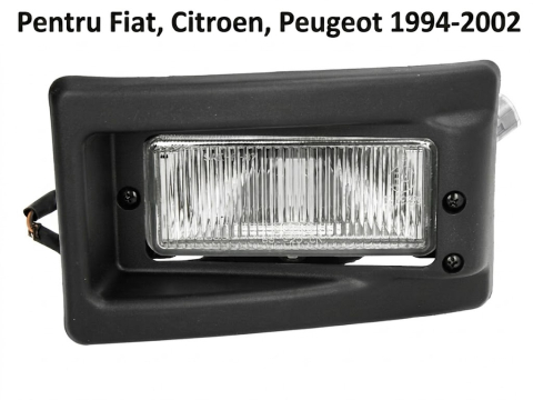 Fiat Ducato  03.1994 - 04.2002  (Platforma X230) - Proiector Lampă Ceață Față Stânga H1 Sticlă Transparentă ECE — FIAT DUCATO / CITROËN JUMPER I / PEUGEOT BOXER (1994–2002)