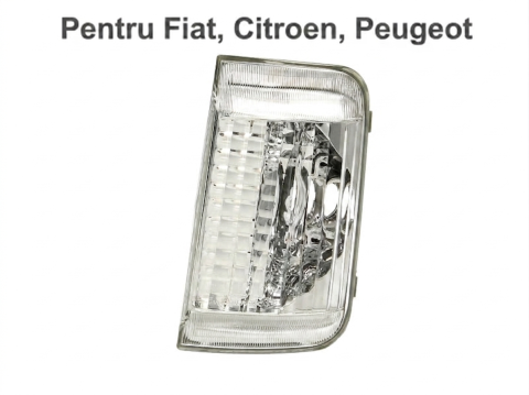 Fiat Ducato - Lampă Indicator Oglindă Laterală Dreapta Alb WY5W ECE — Fiat Ducato / Citroën Jumper II / Peugeot Boxer (04.2006–Prezent)