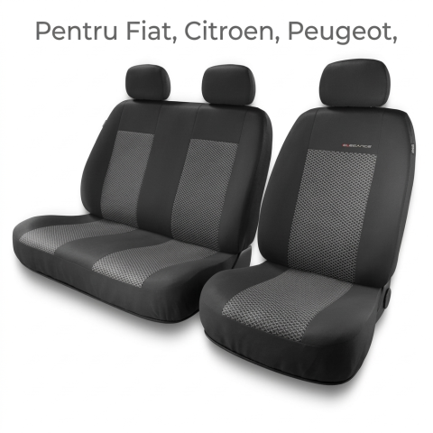 Fiat Ducato  03.1994 - 04.2002  (Platforma X230) - Set Huse Scaun 3 Locuri (2+1), Fiat Ducato, Citroen Boxer, Peugeot Jumper